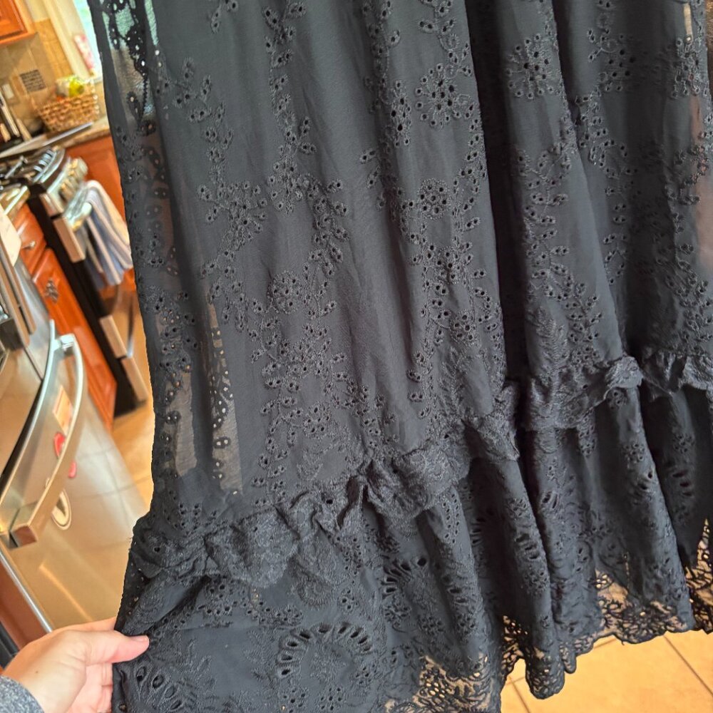 Lulus Black Lace Maxi Length Dress - Picture 6 of 6